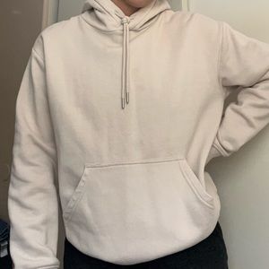H&M Pullover Hoodie, Cream